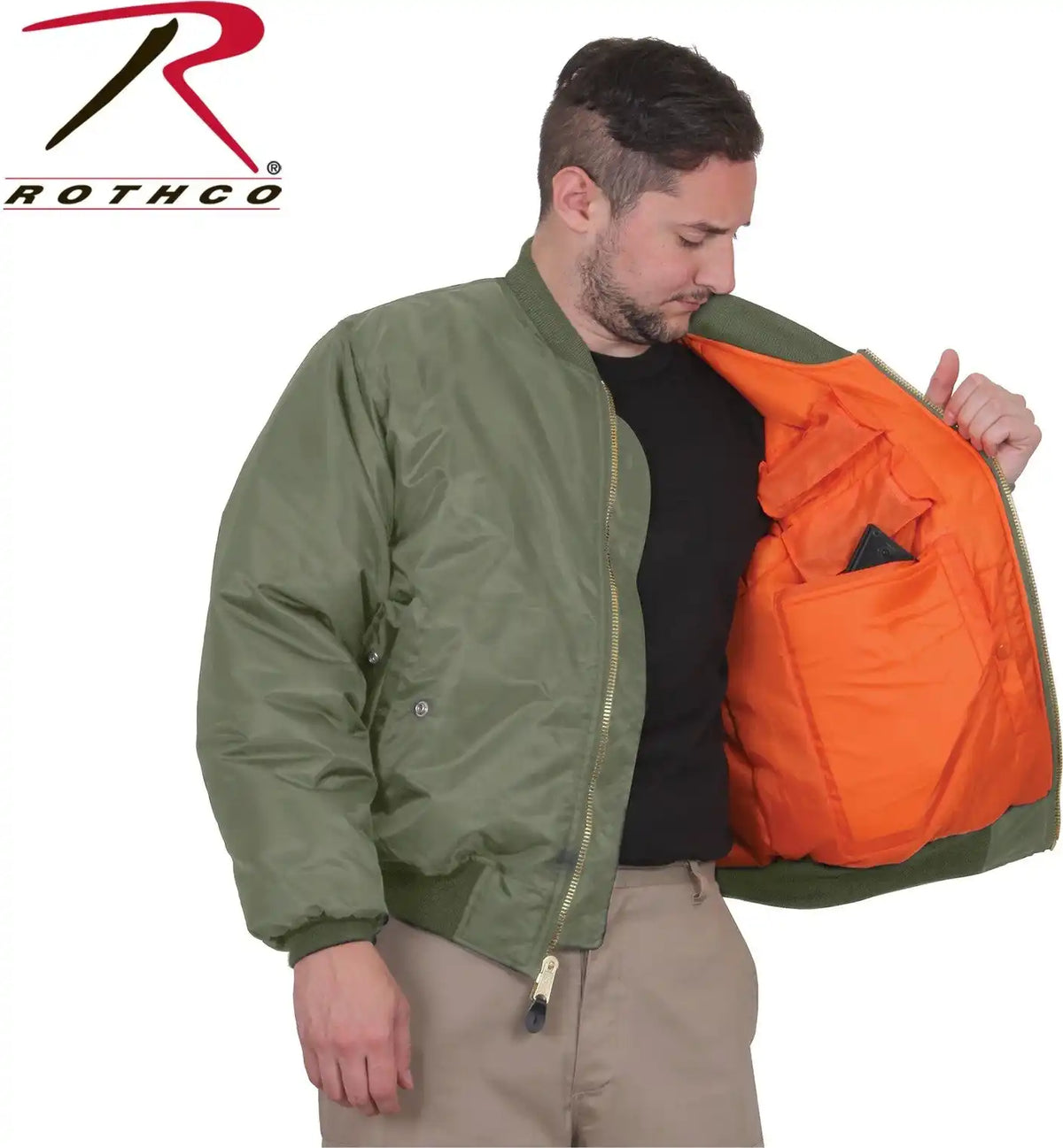 Rothco Concealed Carry Ma-1 Flight Jacket