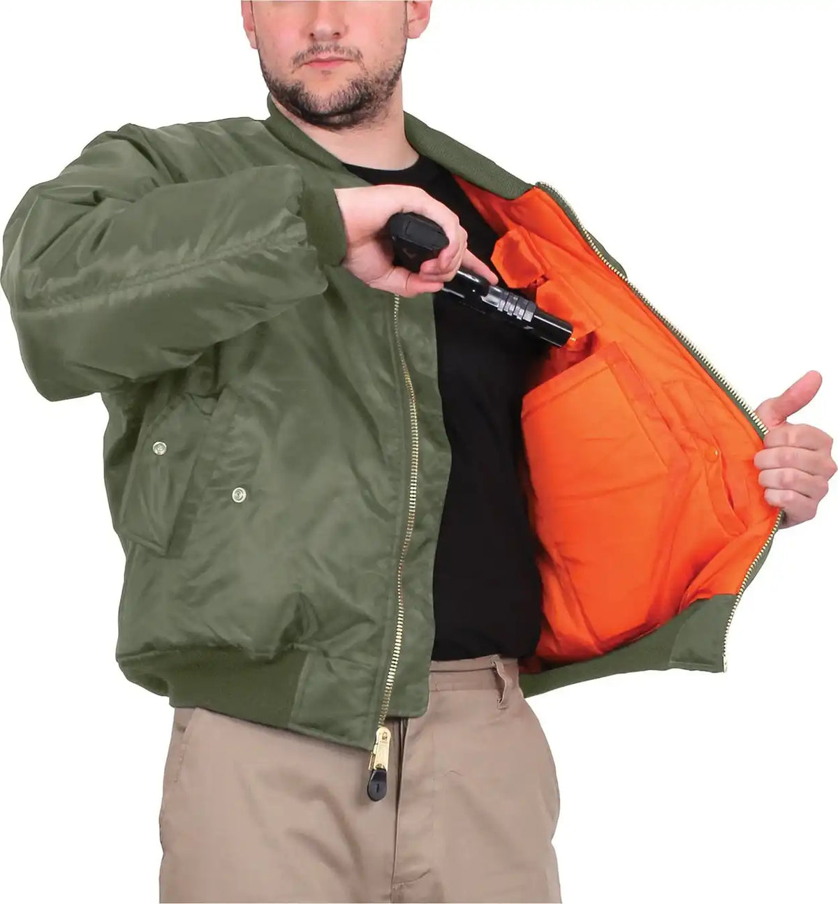 Rothco Concealed Carry Ma-1 Flight Jacket