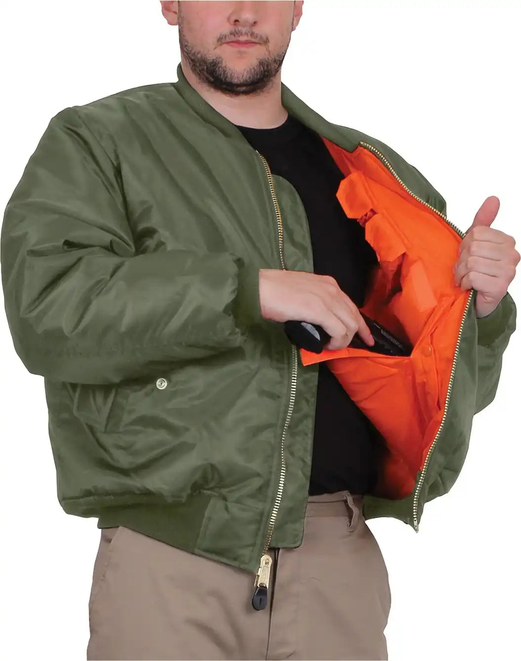 Rothco Concealed Carry Ma-1 Flight Jacket