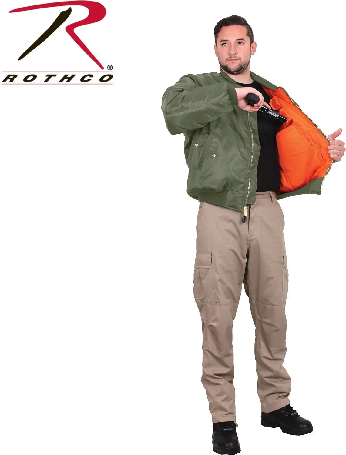 Rothco Concealed Carry Ma-1 Flight Jacket