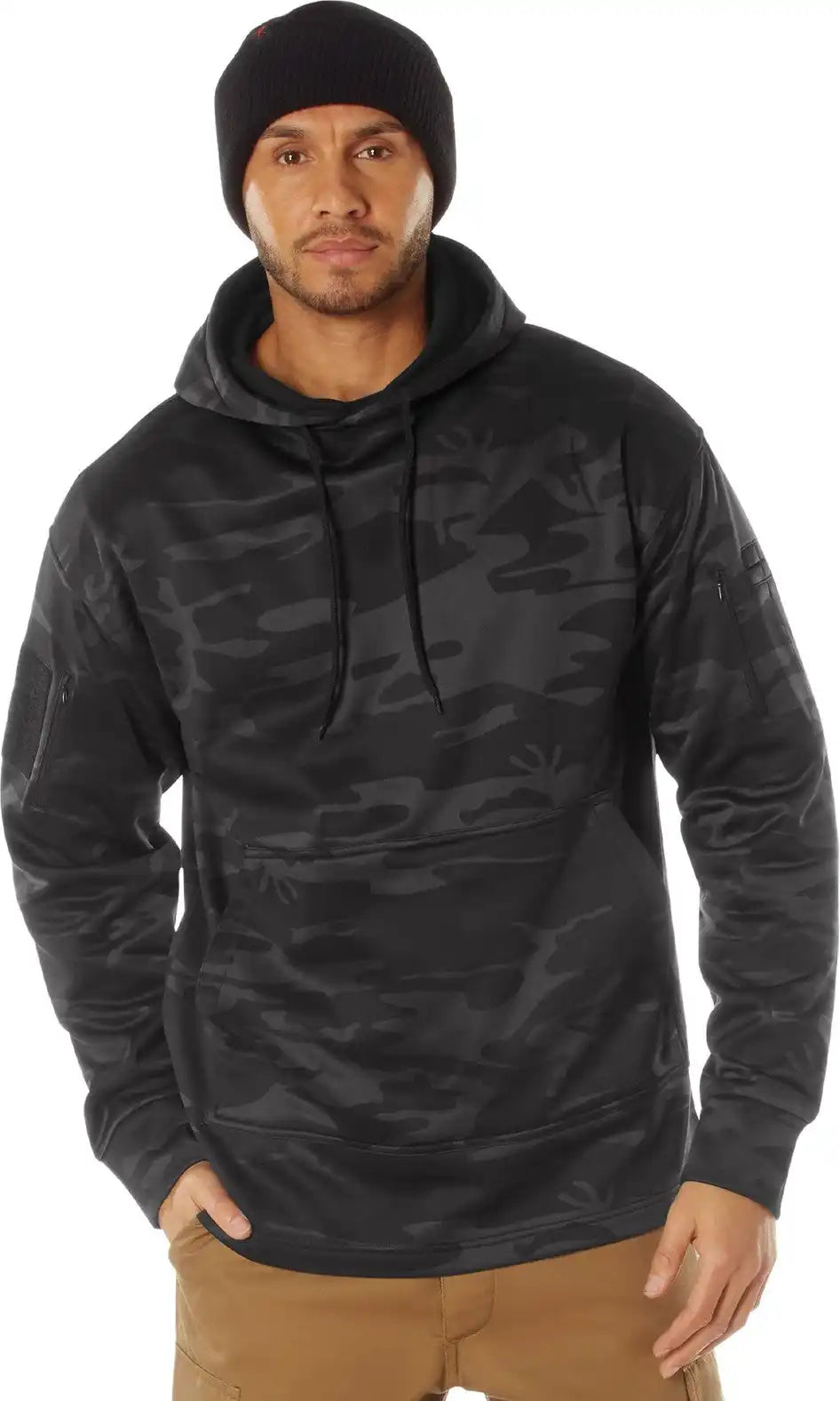Rothco Concealed Carry Midnight Camo Hoodie