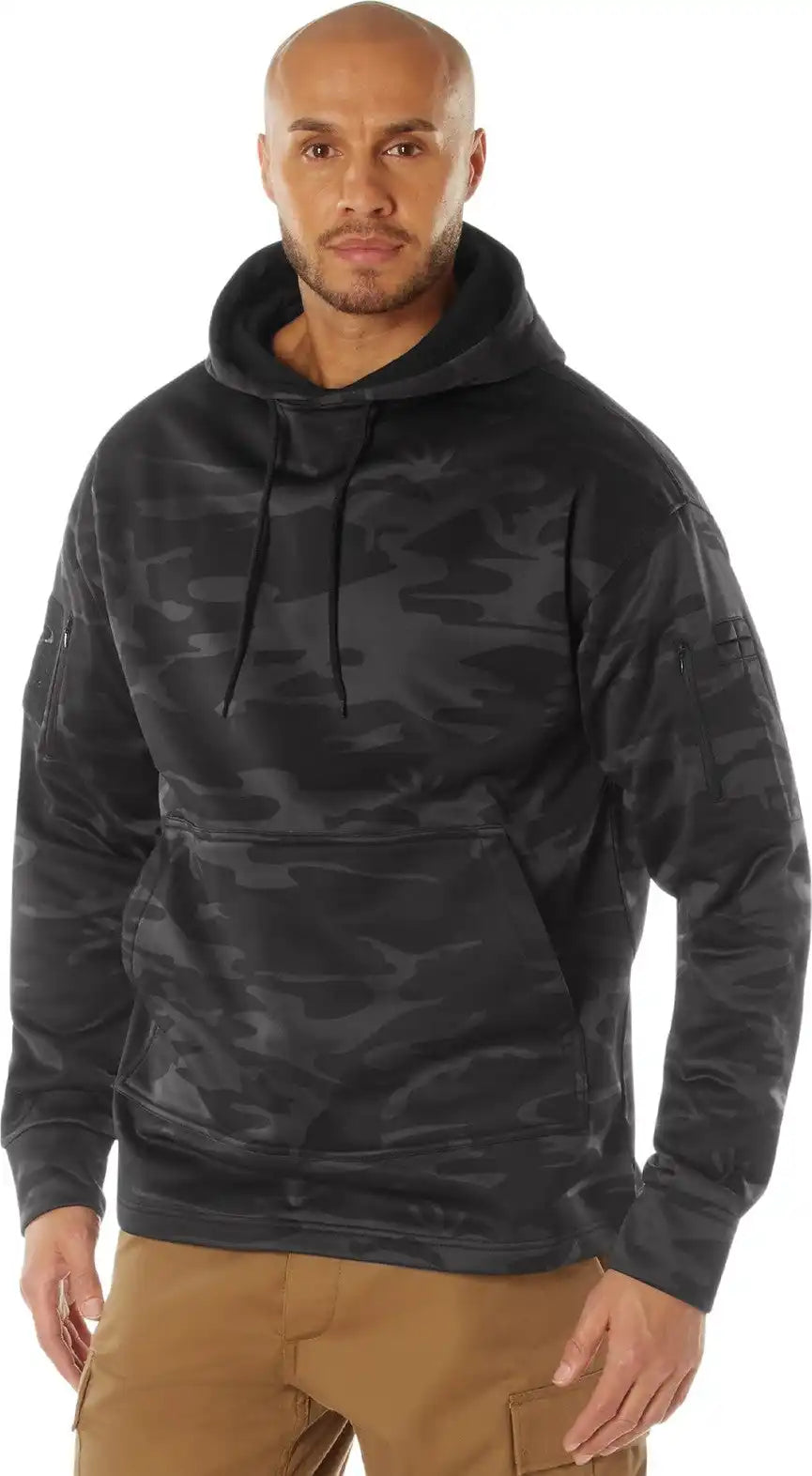 Rothco Concealed Carry Midnight Camo Hoodie