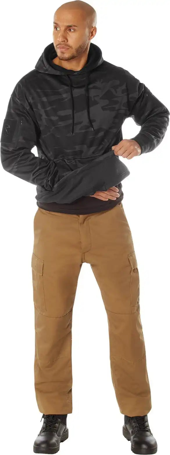 Rothco Concealed Carry Midnight Camo Hoodie