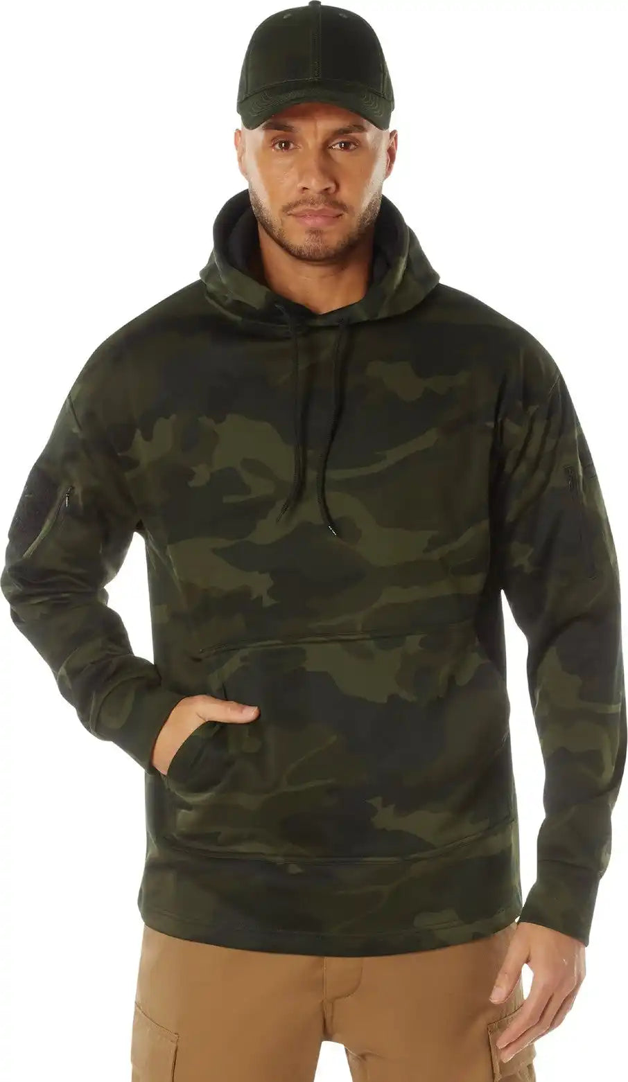 Rothco Concealed Carry Midnight Camo Hoodie