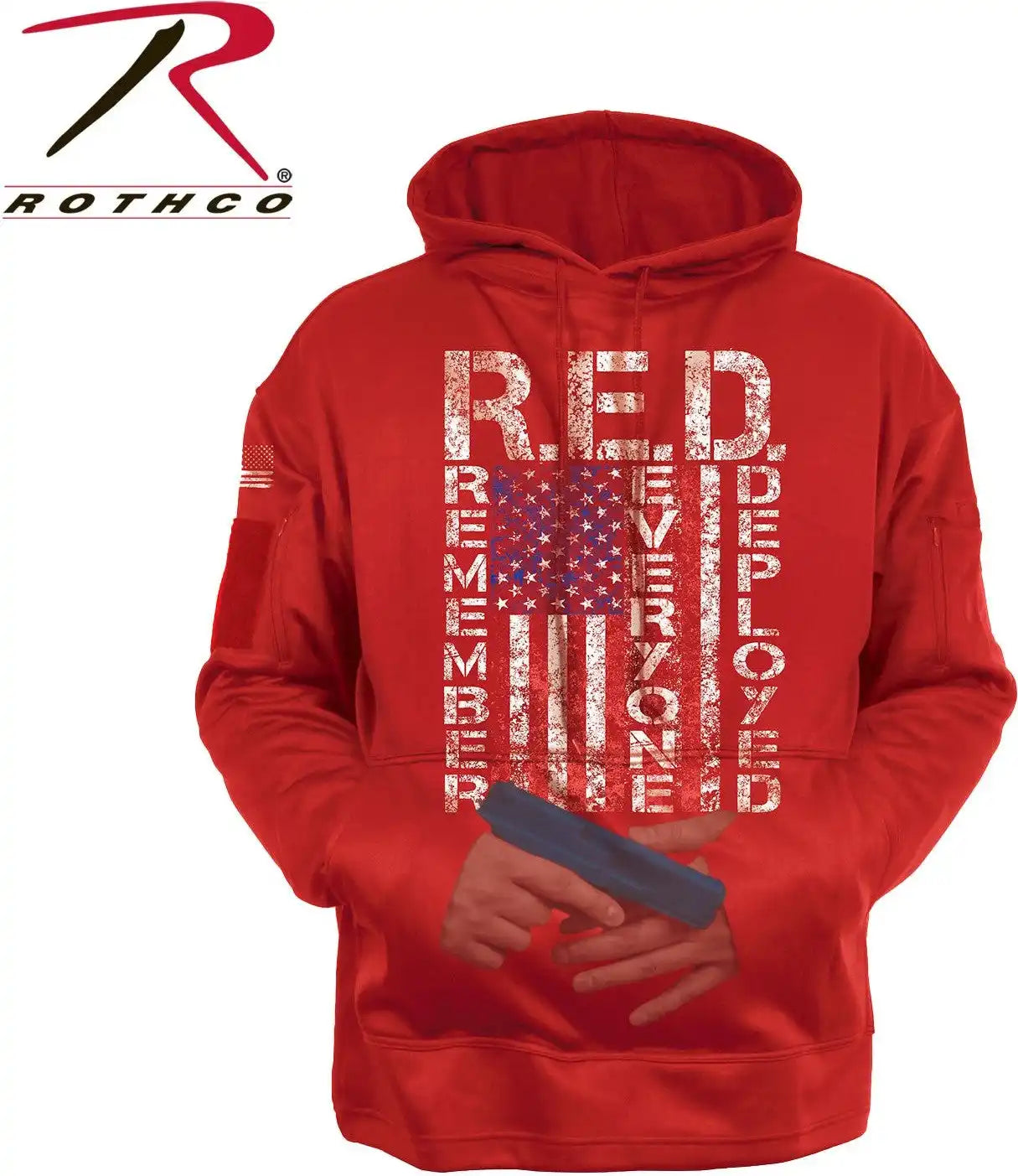 Rothco Concealed Carry R.e.d. (remember Everyone Deployed) Hoodie