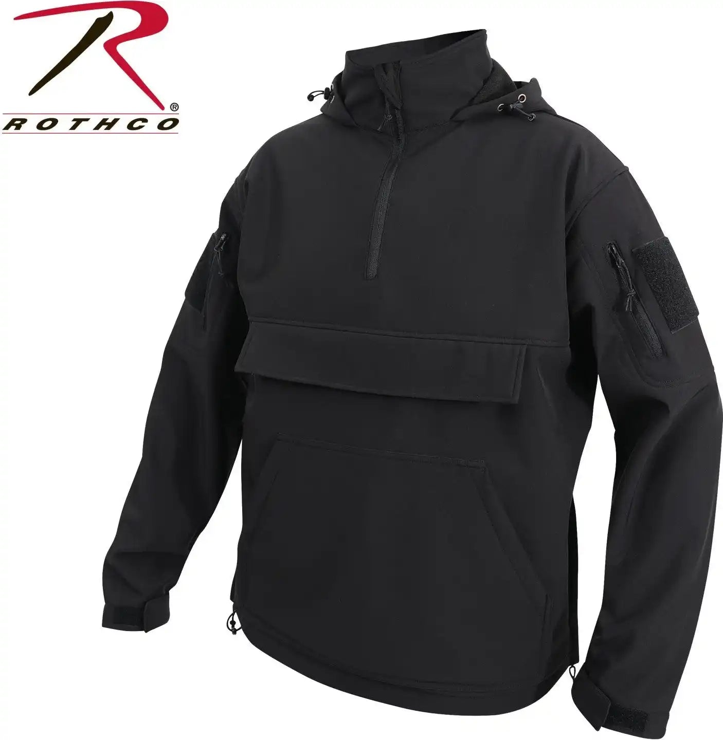 Rothco Concealed Carry Soft Shell Anorak Black