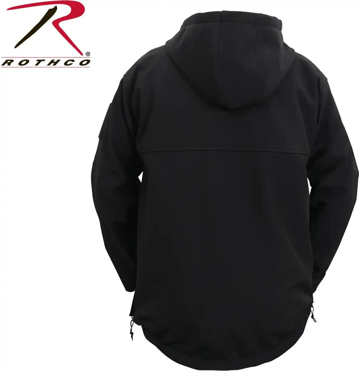 Rothco Concealed Carry Soft Shell Anorak Black