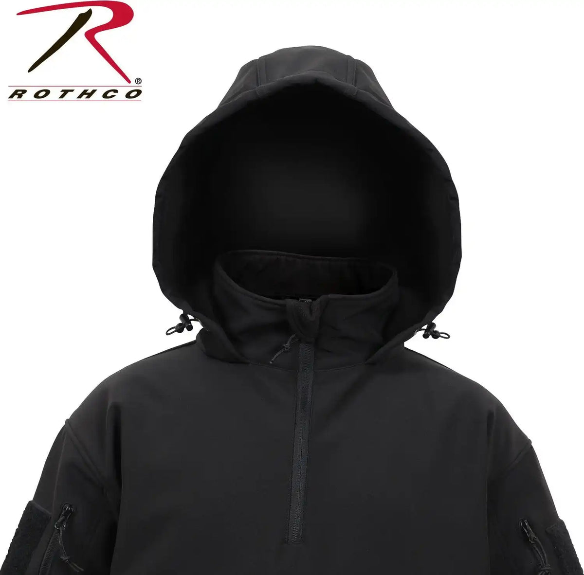 Rothco Concealed Carry Soft Shell Anorak Black