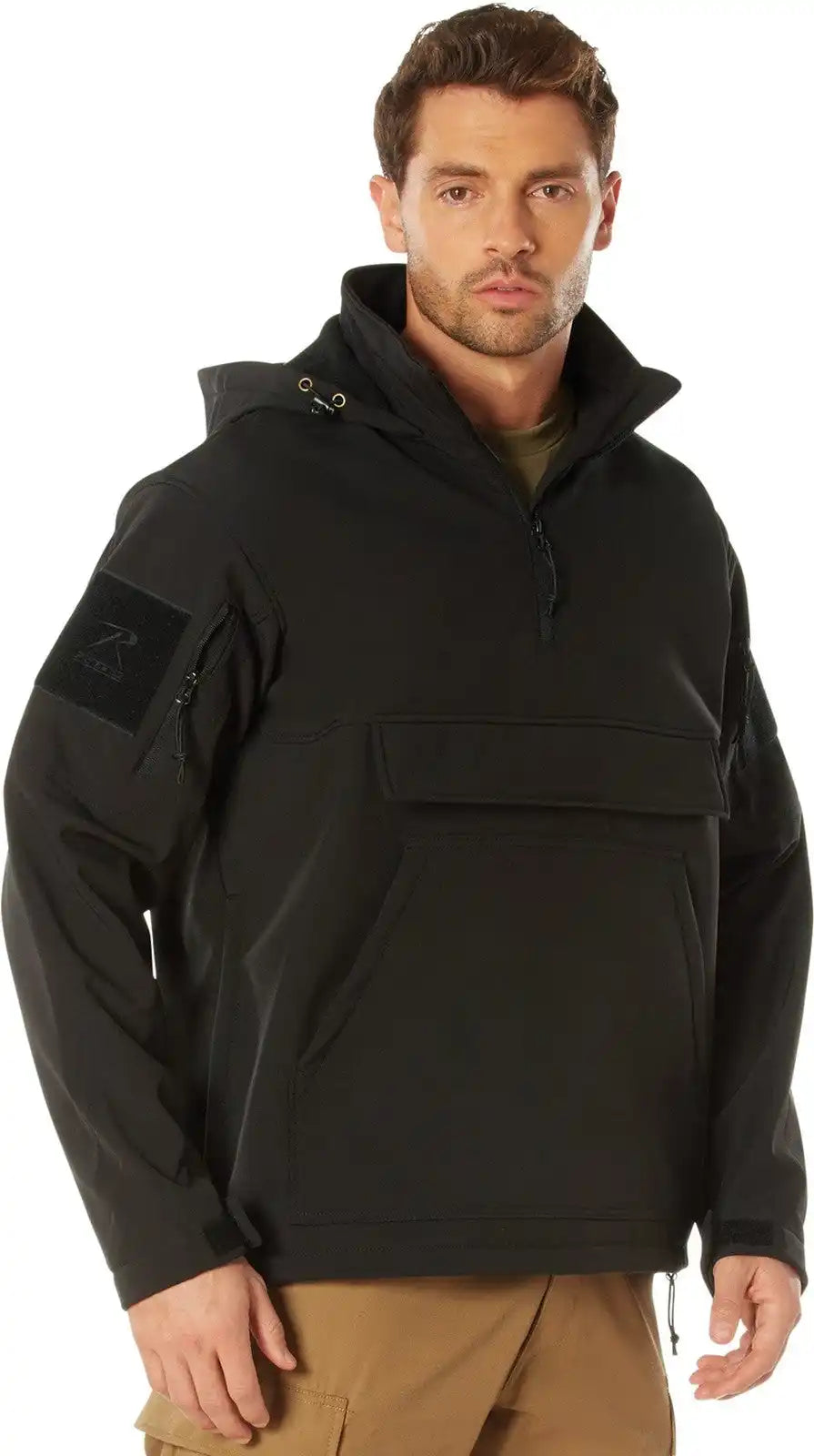 Rothco Concealed Carry Soft Shell Anorak Black