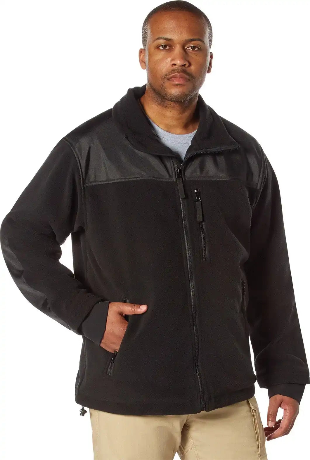 Rothco Concealed Carry Spec Ops Fleece Jacket Black / s