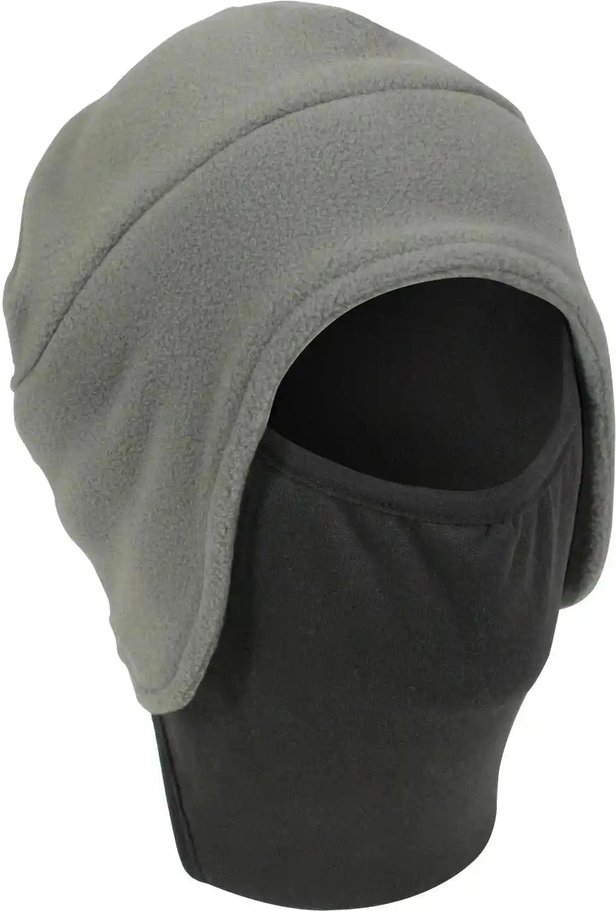 Rothco Convertible Fleece Cap with Poly Facemask Black / one Size