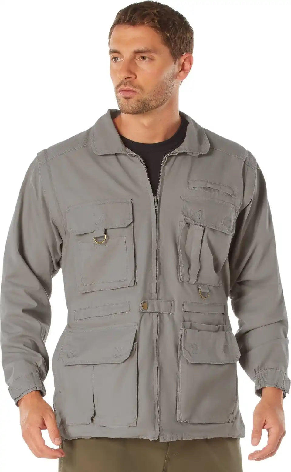 Rothco Convertible Safari Jacket Khaki / s