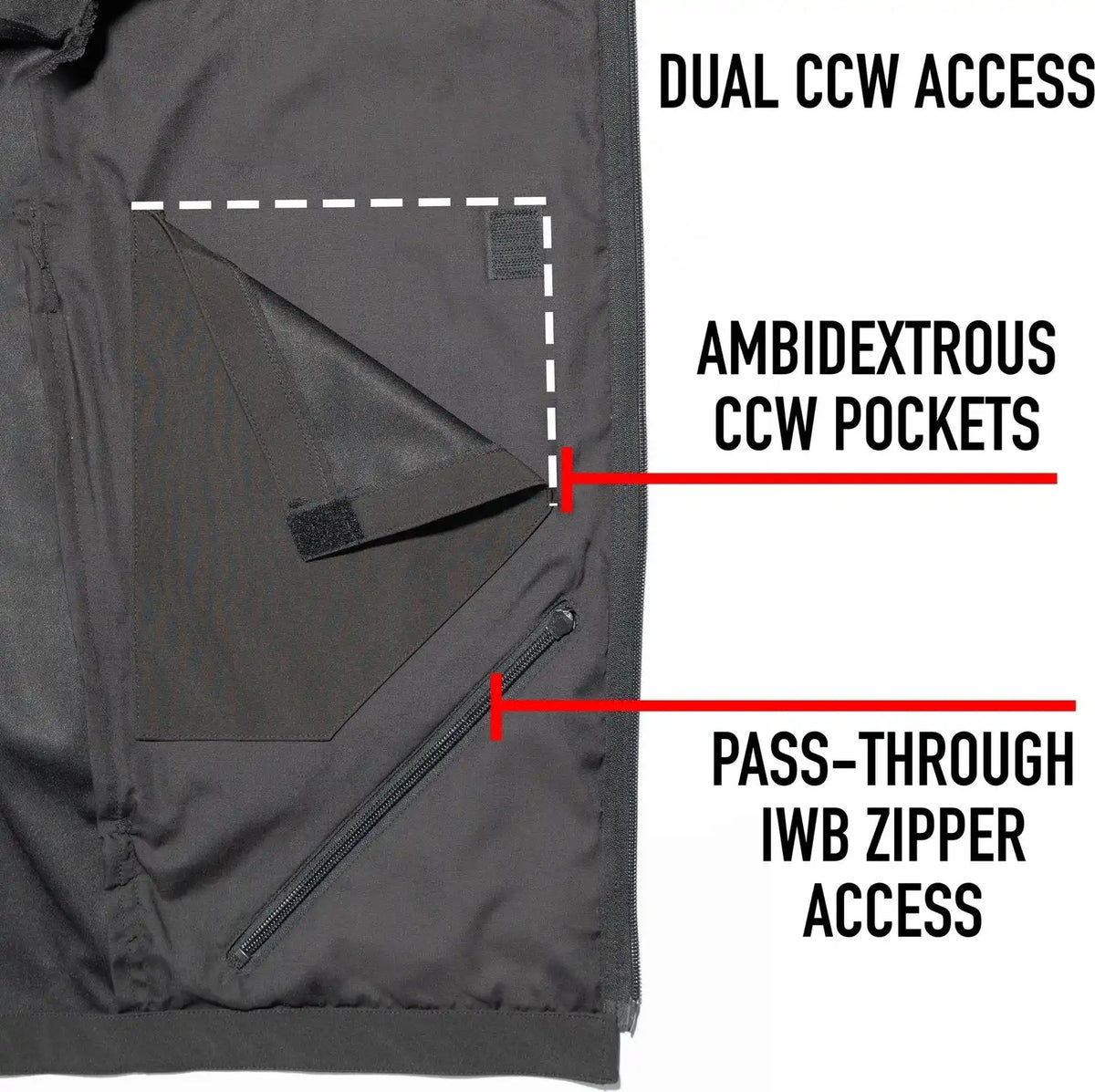 Rothco Covert Ops Concealed Carry Soft Shell Jacket