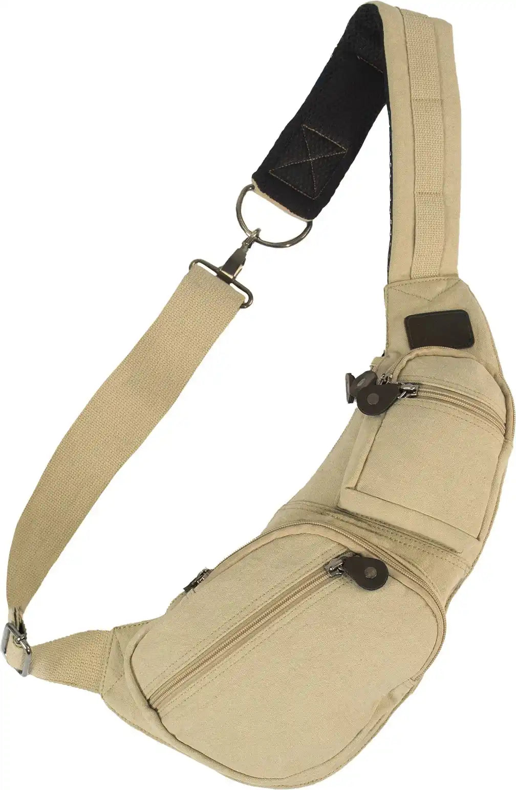 Rothco Crossbody Canvas Sling Bag Khaki