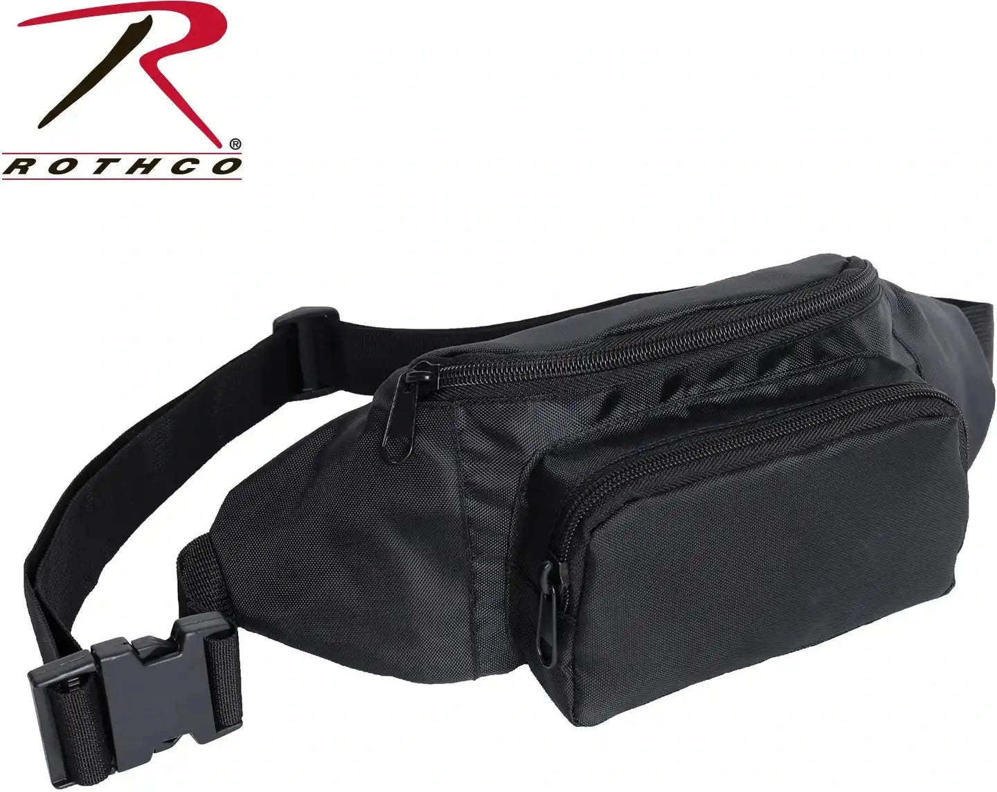 Rothco Crossbody Fanny Pack Black