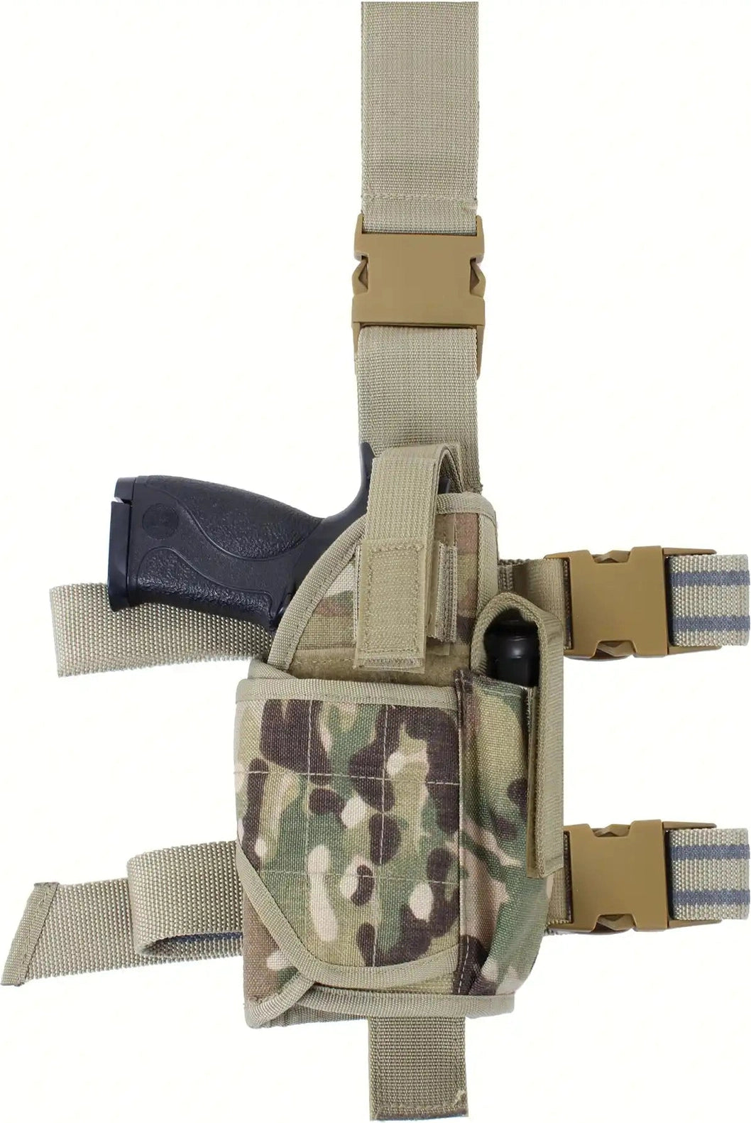 Rothco Deluxe Adjustable Universal Drop Leg Tactical Holster Multicam