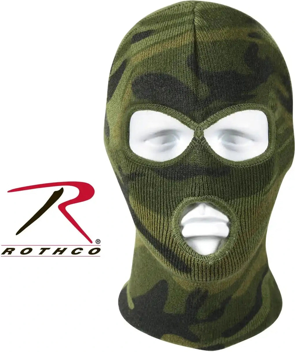 Rothco Deluxe Camo 3 Hole Face Mask