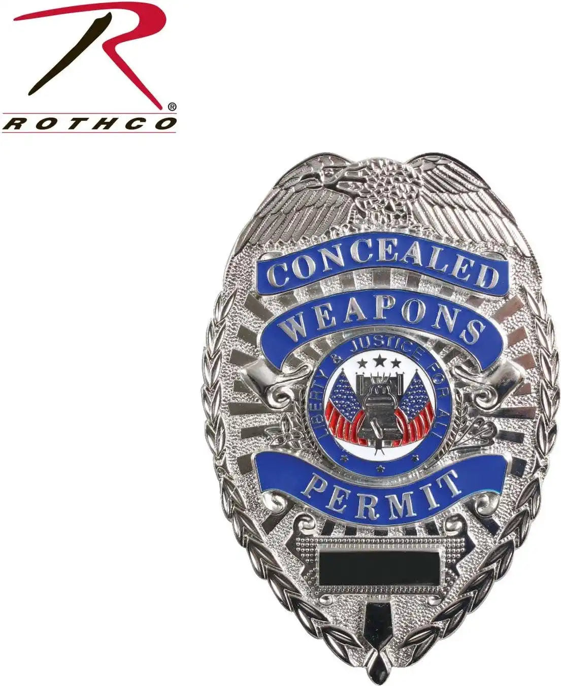 Rothco Deluxe ?Concealed Weapons Permit’ Badge