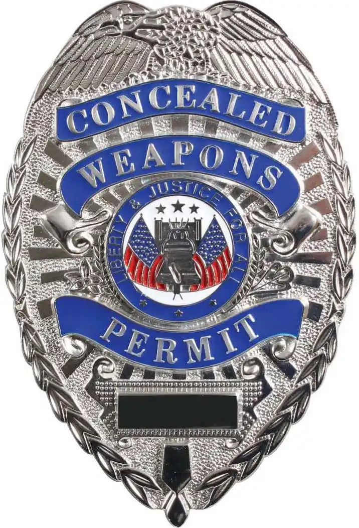 Rothco Deluxe ?Concealed Weapons Permit’ Badge
