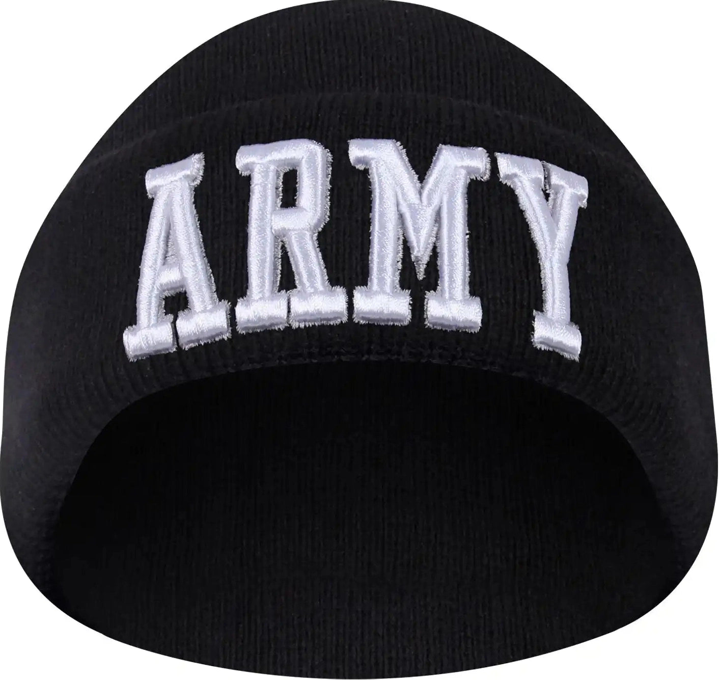 Rothco Deluxe Embroidered Watch Cap Army Black