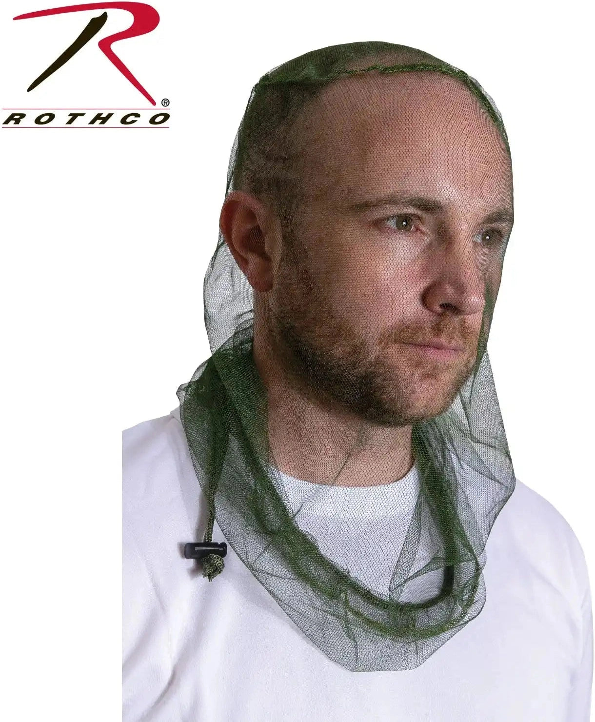 Rothco Deluxe Long Length Mosquito Headnet Olive Drab