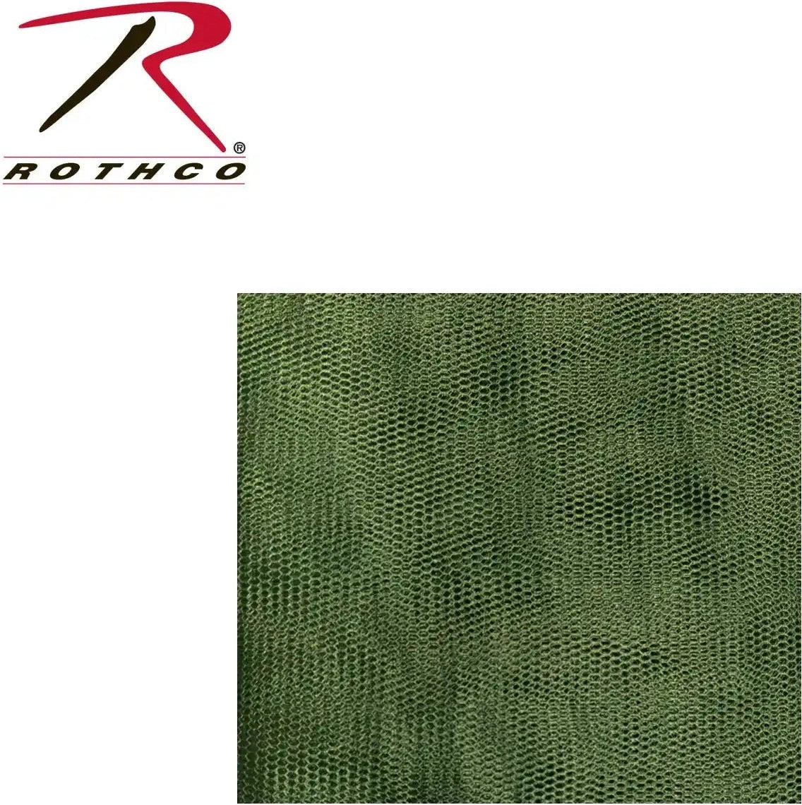 Rothco Deluxe Long Length Mosquito Headnet Olive Drab