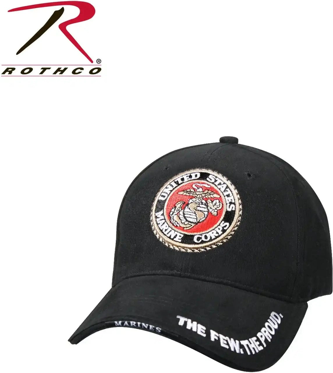 Rothco Deluxe Low Profile Cap with Usmc Eagle Globe &amp; Anchor Logo