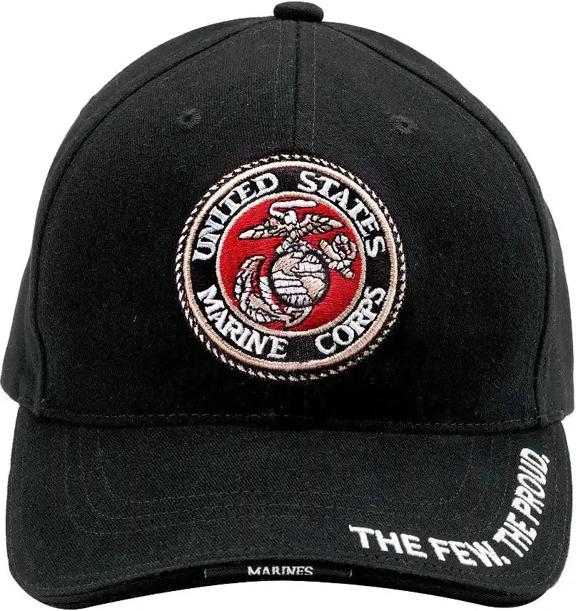 Rothco Deluxe Low Profile Cap with Usmc Eagle Globe &amp; Anchor Logo