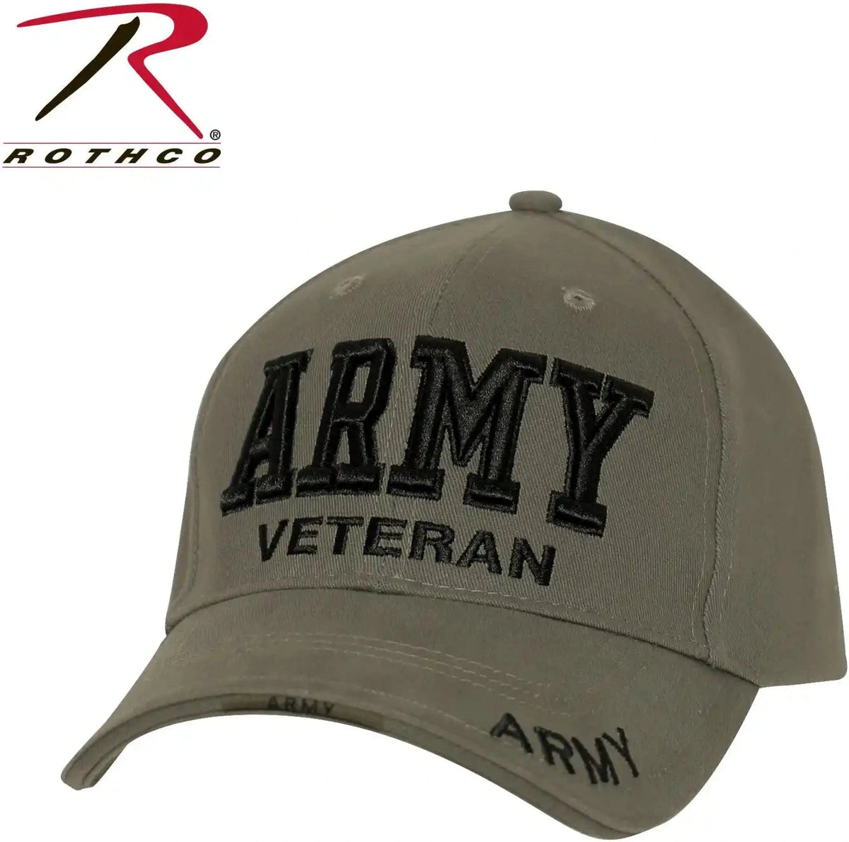 Rothco Deluxe Low Profile Military Branch Veteran Cap