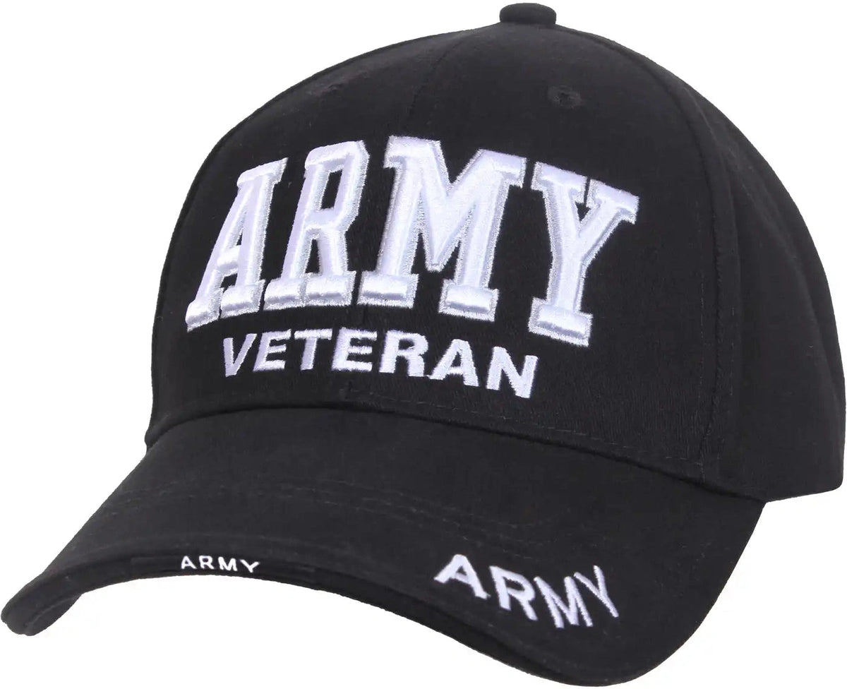 Rothco Deluxe Low Profile Military Branch Veteran Cap