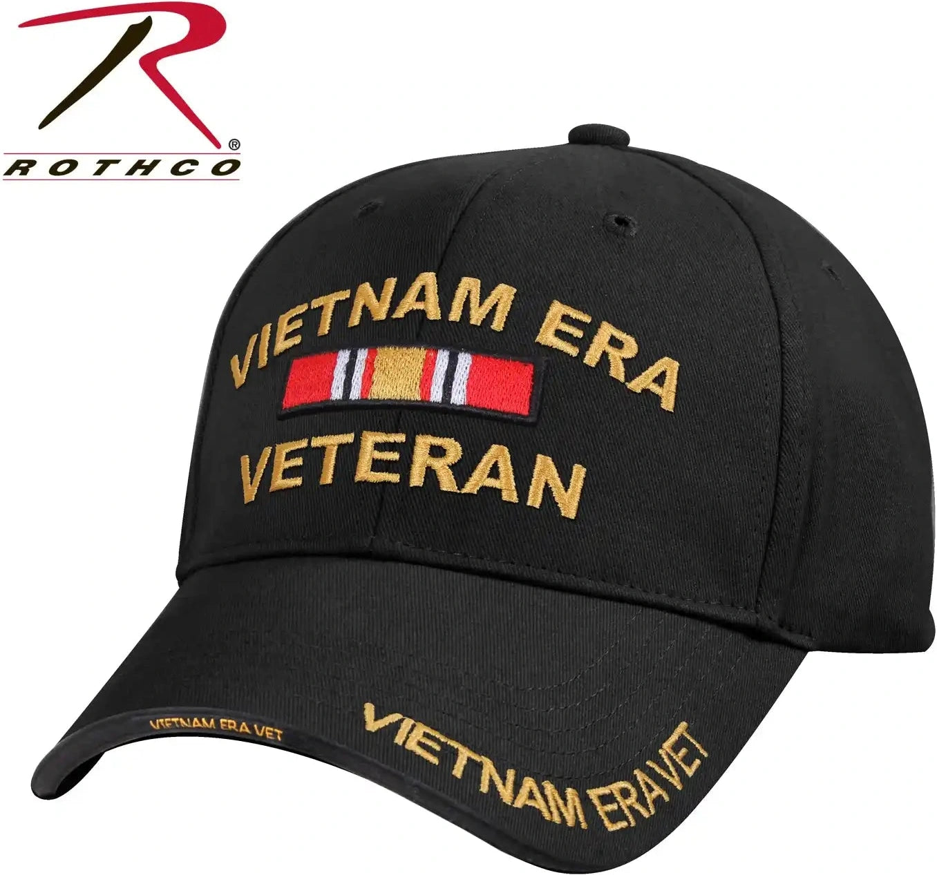 Rothco Deluxe Low Profile Vietnam Veteran Era Cap Black / one Size