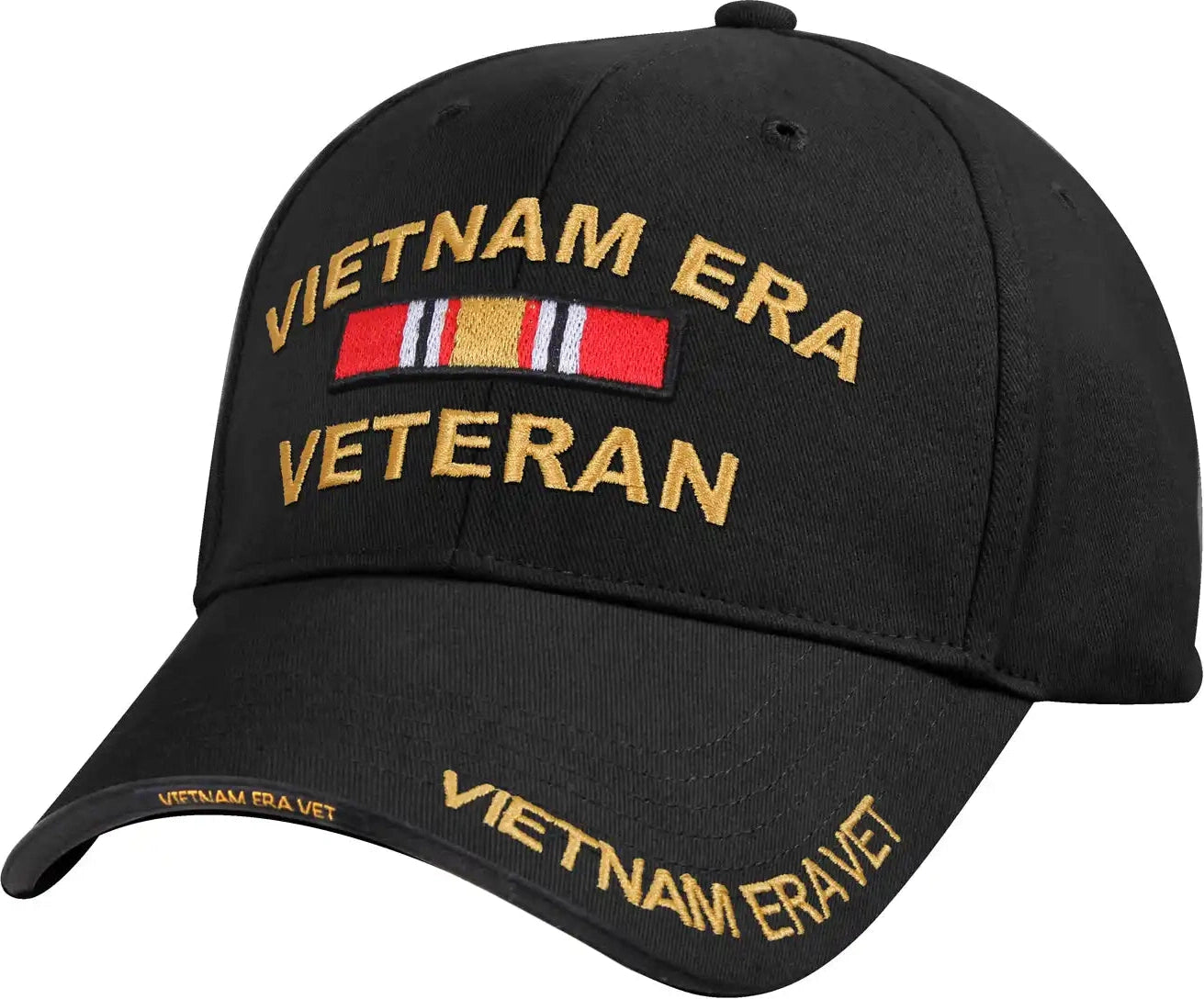Rothco Deluxe Low Profile Vietnam Veteran Era Cap Black / one Size