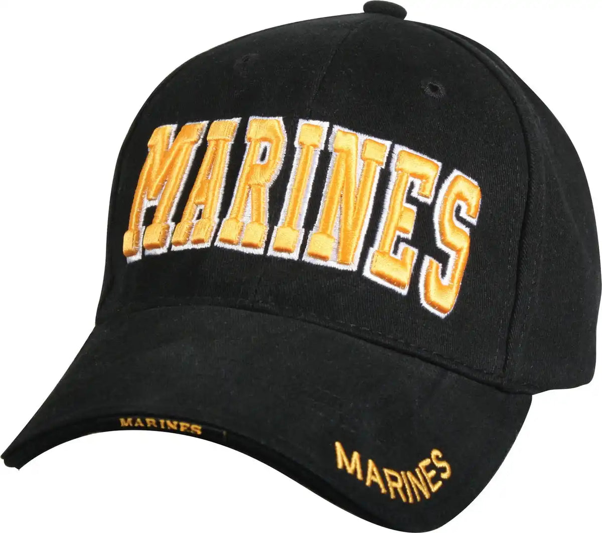 Rothco Deluxe Marines Low Profile Insignia Cap Black / one Size
