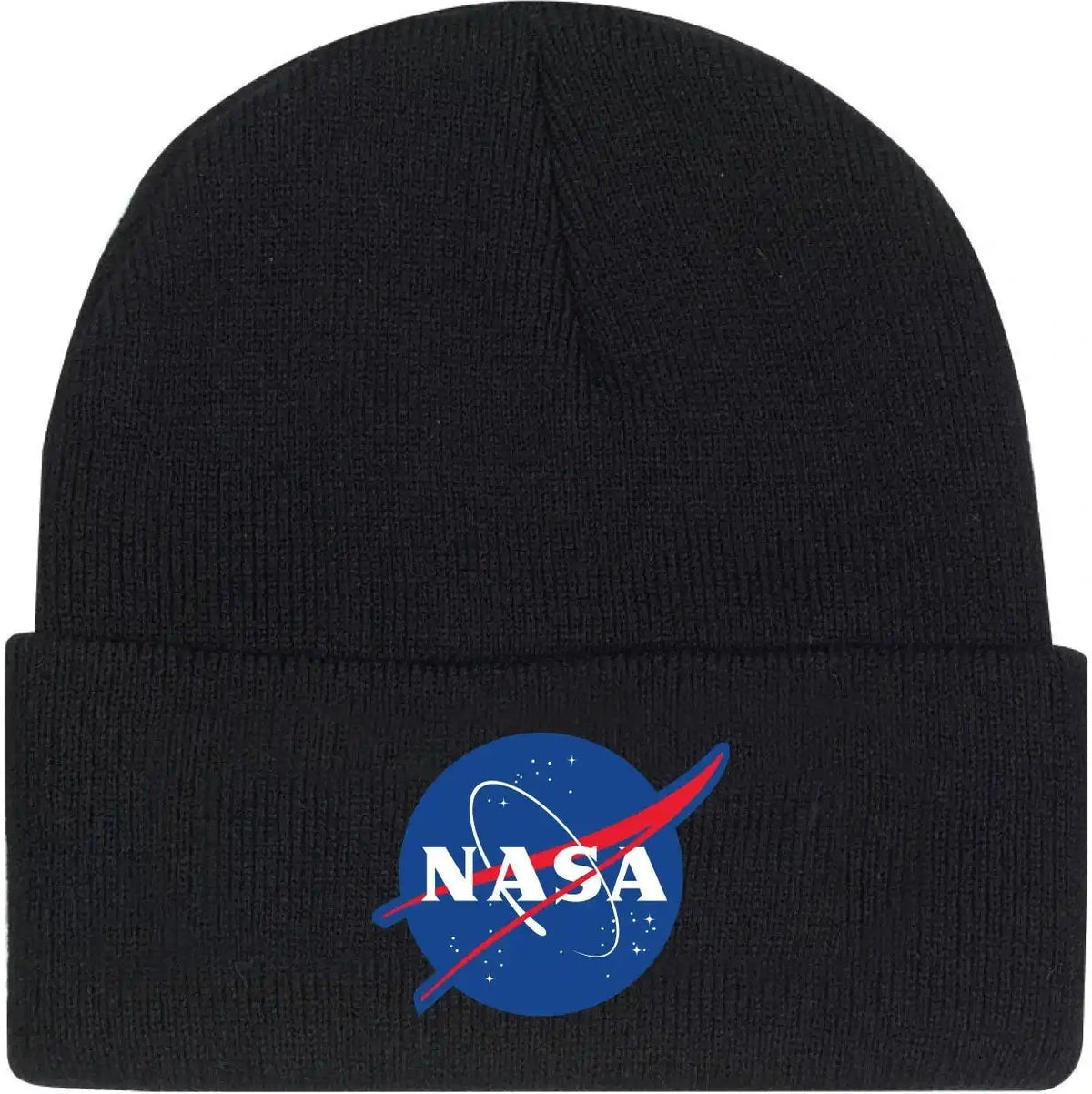 Rothco Deluxe Nasa Meatball Logo Embroidered Watch Cap Black / one Size