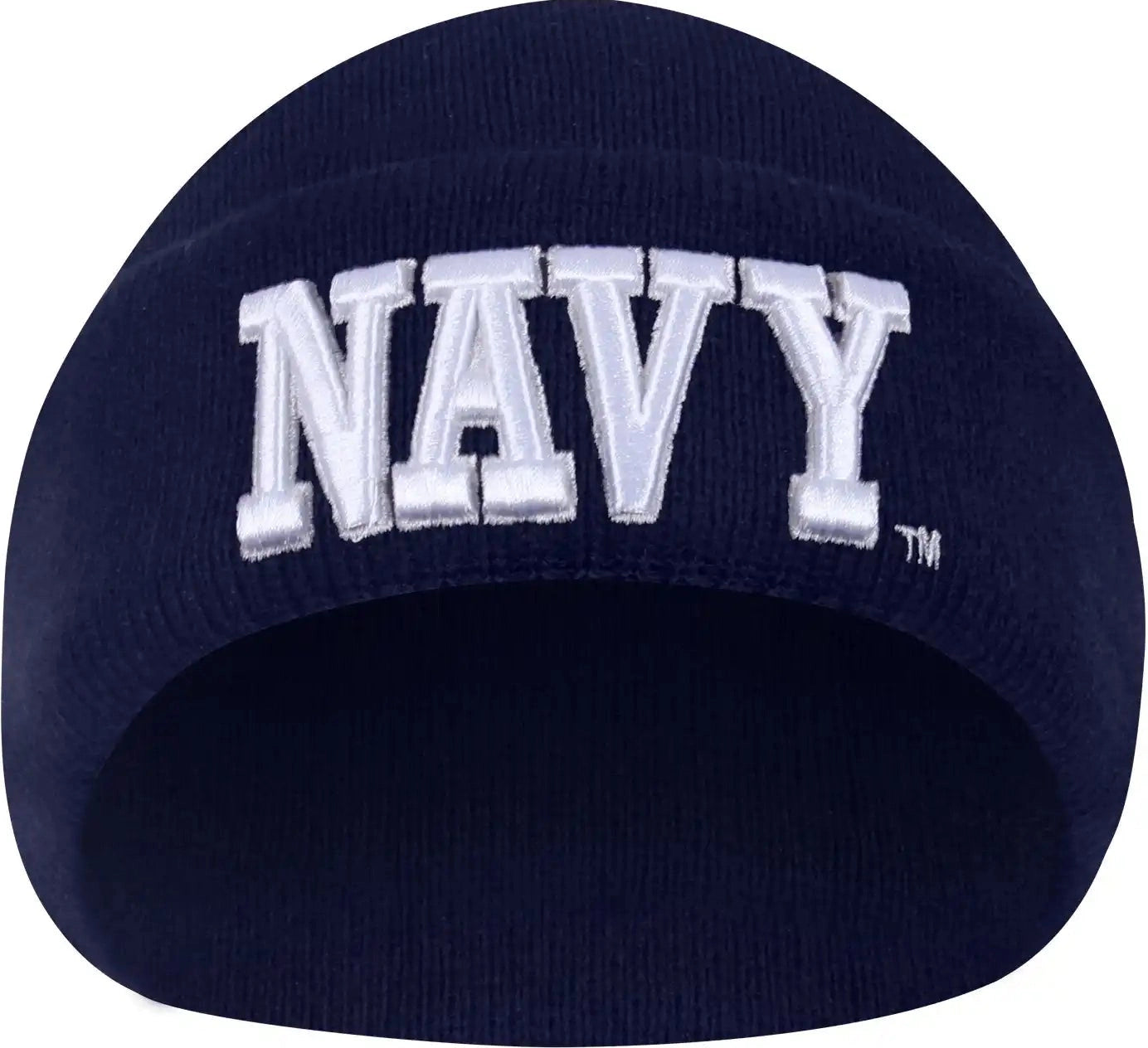 Rothco Deluxe Navy Embroidered Watch Cap Blue