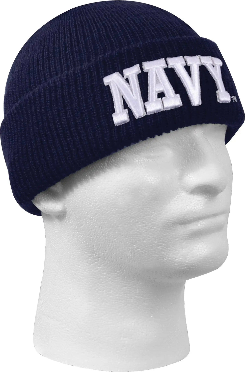 Rothco Deluxe Navy Embroidered Watch Cap Blue