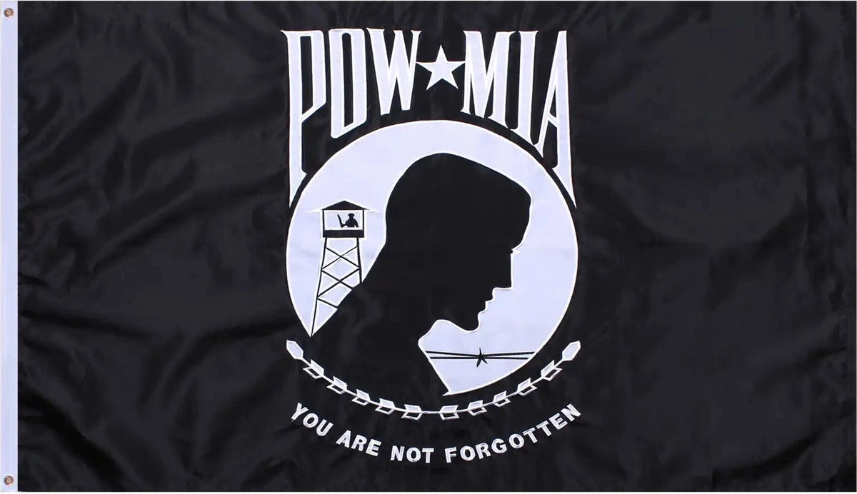 Rothco Deluxe Pow Mia Flag 3’ x 5’