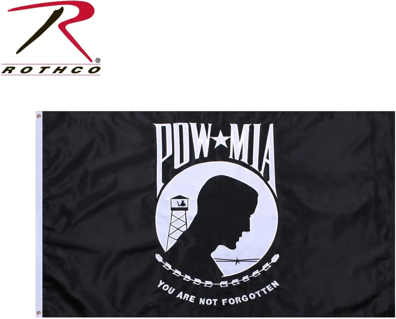 Rothco Deluxe Pow Mia Flag 3’ x 5’