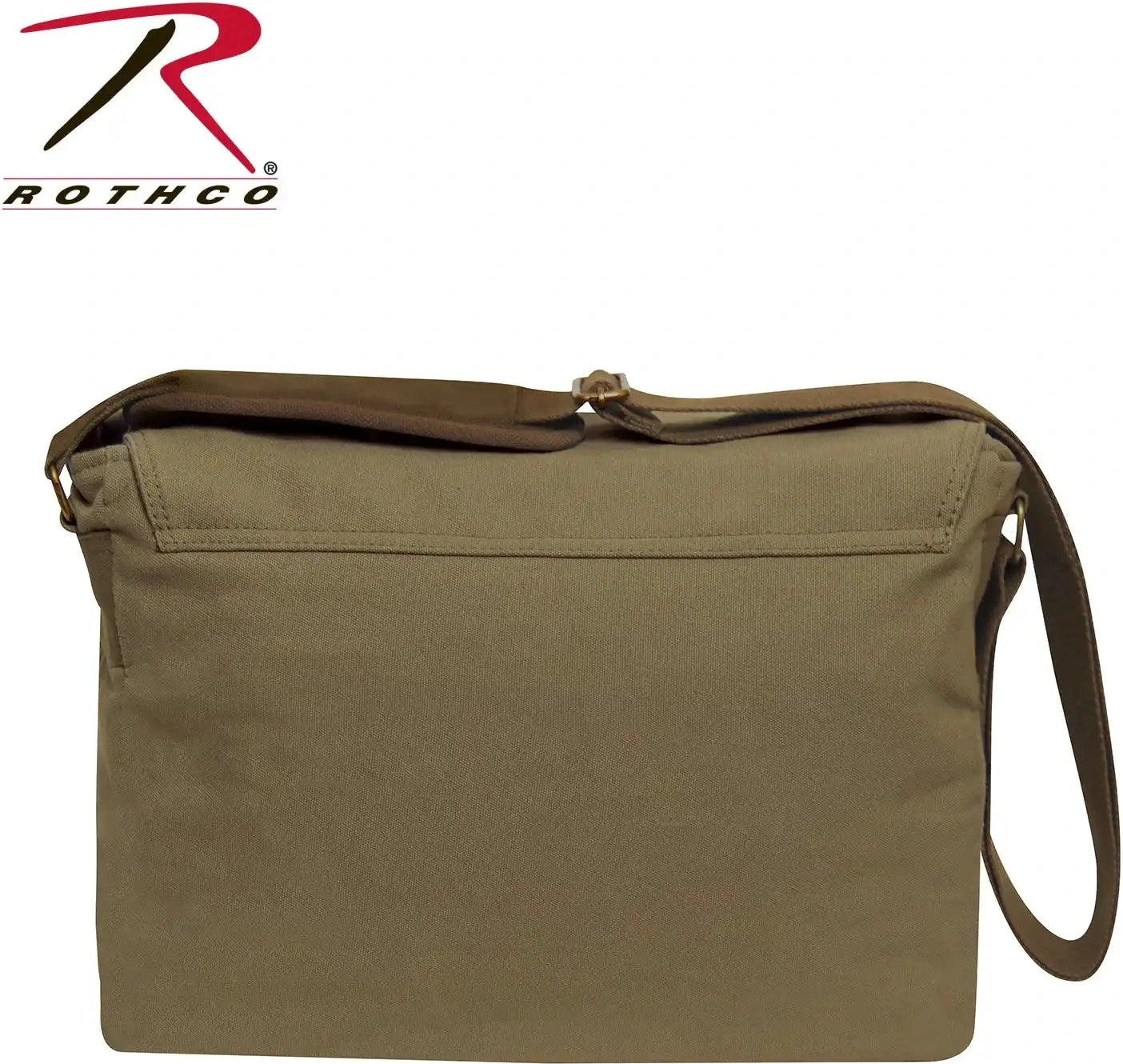 Rothco Deluxe Vintage Canvas Messenger Bag Olive Drab / one Size