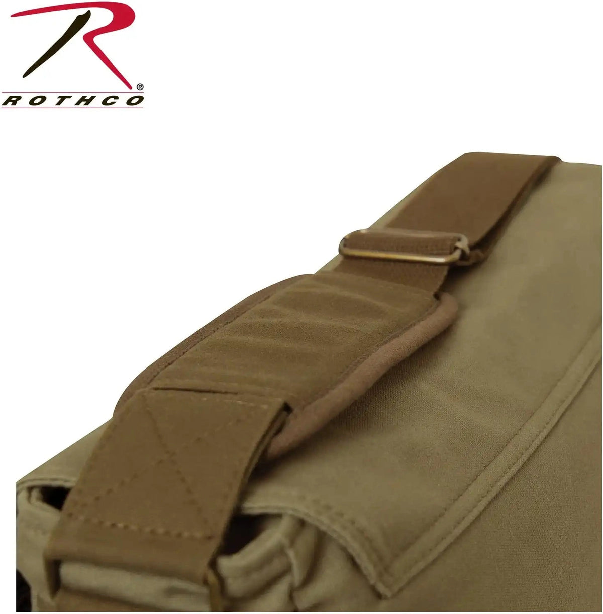 Rothco Deluxe Vintage Canvas Messenger Bag Olive Drab / one Size