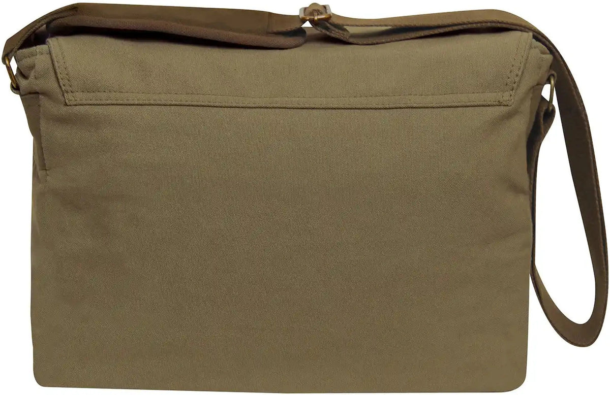 Rothco Deluxe Vintage Canvas Messenger Bag Olive Drab / one Size