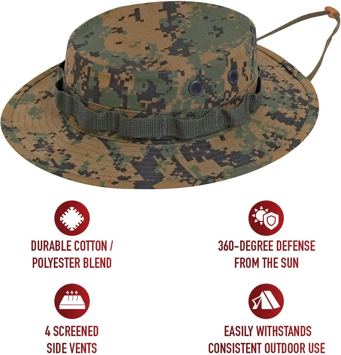 Rothco Digital Camo Boonie Hat