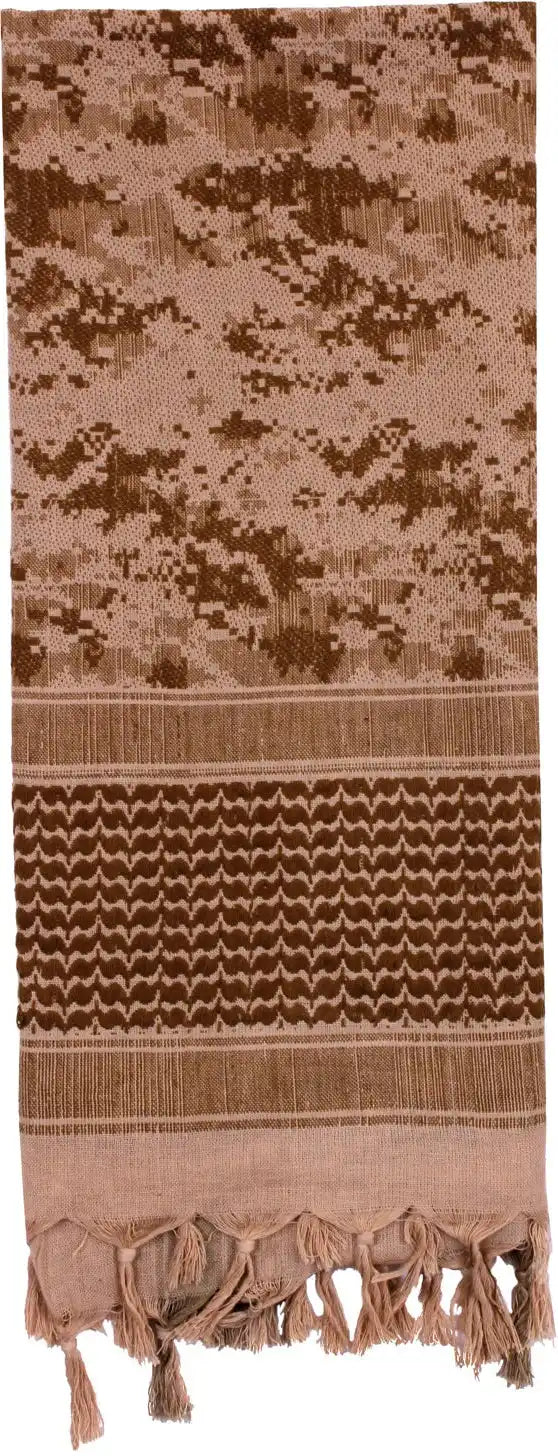 Rothco Digital Camo Shemagh Tactical Desert Keffiyeh Scarf