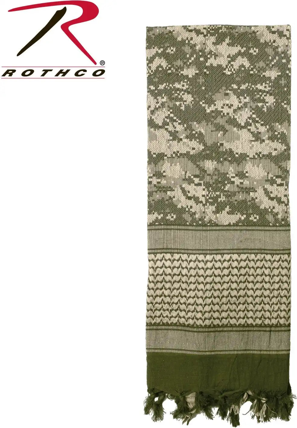 Rothco Digital Camo Shemagh Tactical Desert Keffiyeh Scarf