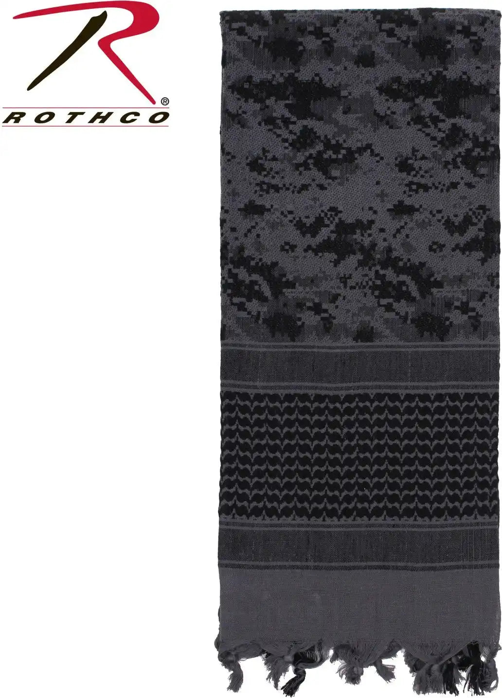 Rothco Digital Camo Shemagh Tactical Desert Keffiyeh Scarf