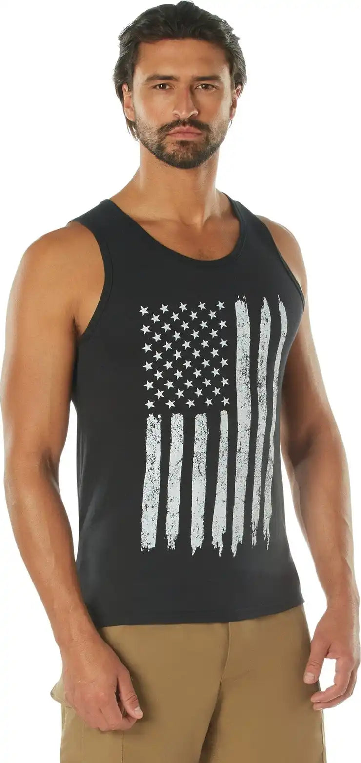 Rothco Distressed U.s. Flag Tank Top
