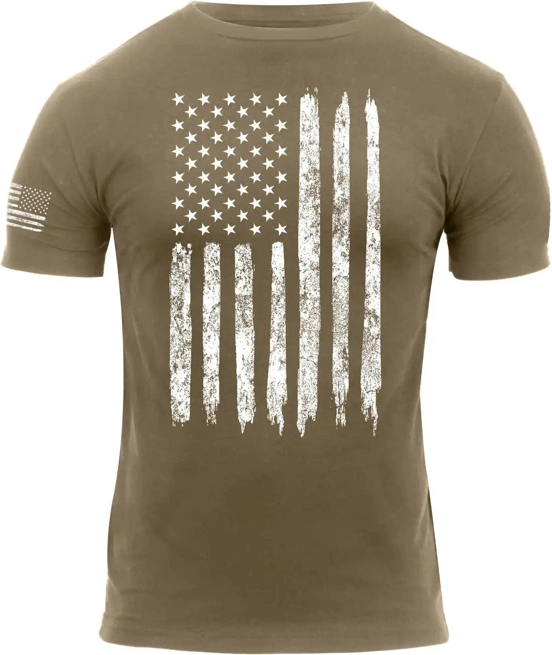 Rothco Distressed us Flag Athletic Fit t Shirt