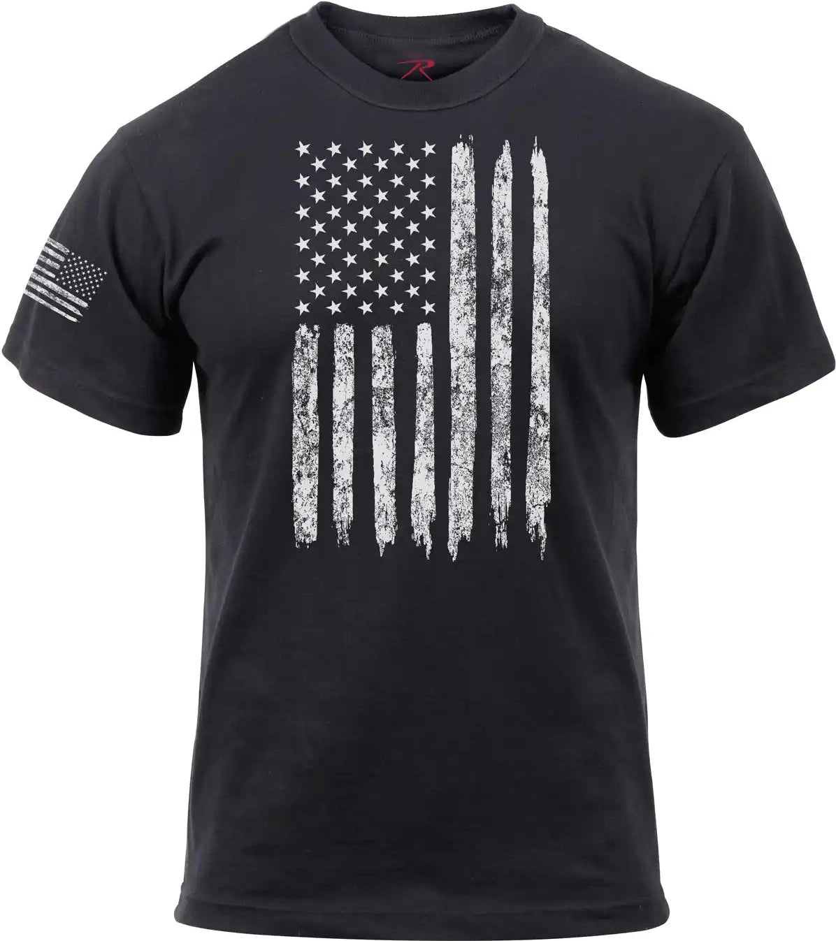 Rothco Distressed us Flag Athletic Fit t Shirt