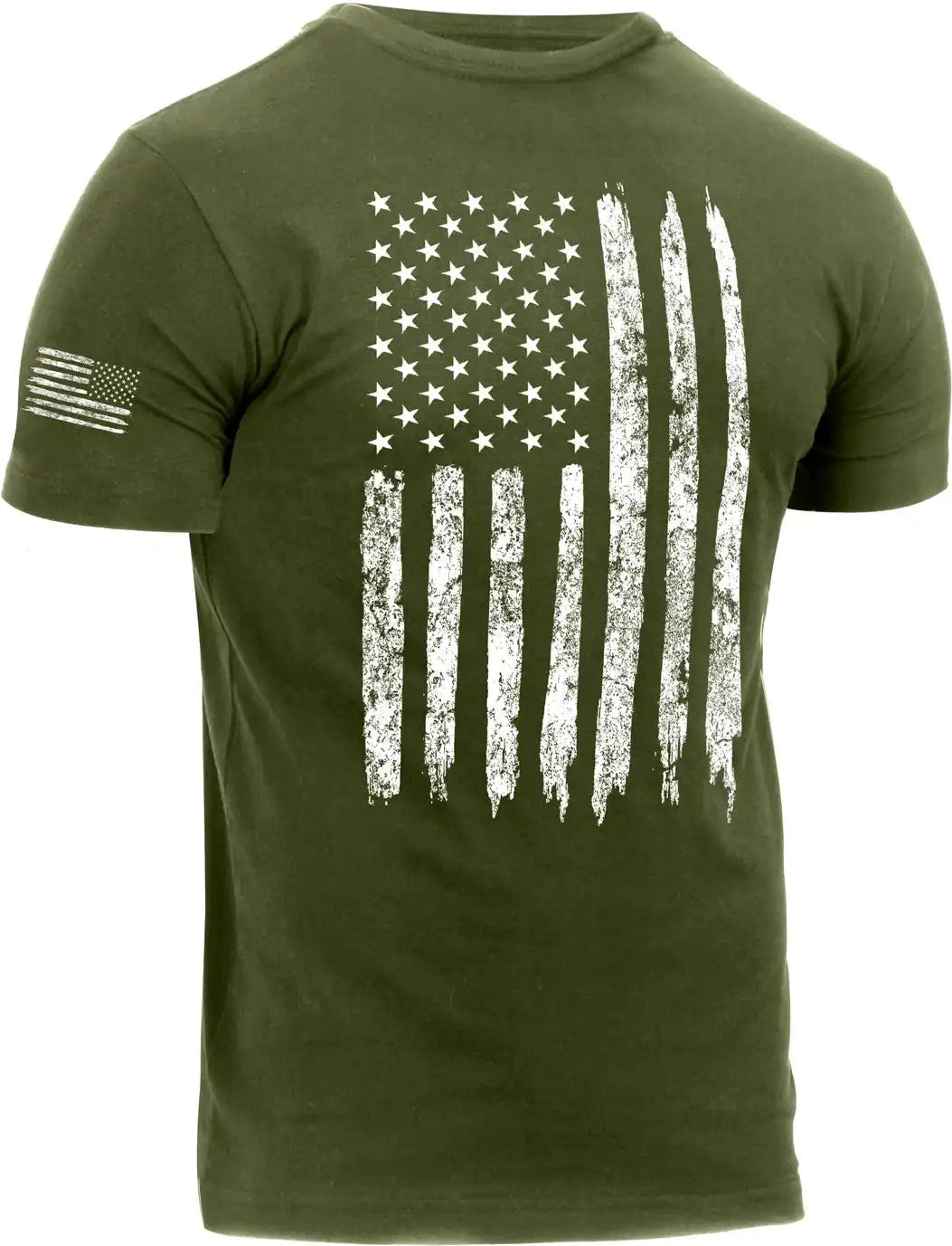 Rothco Distressed us Flag Athletic Fit t Shirt