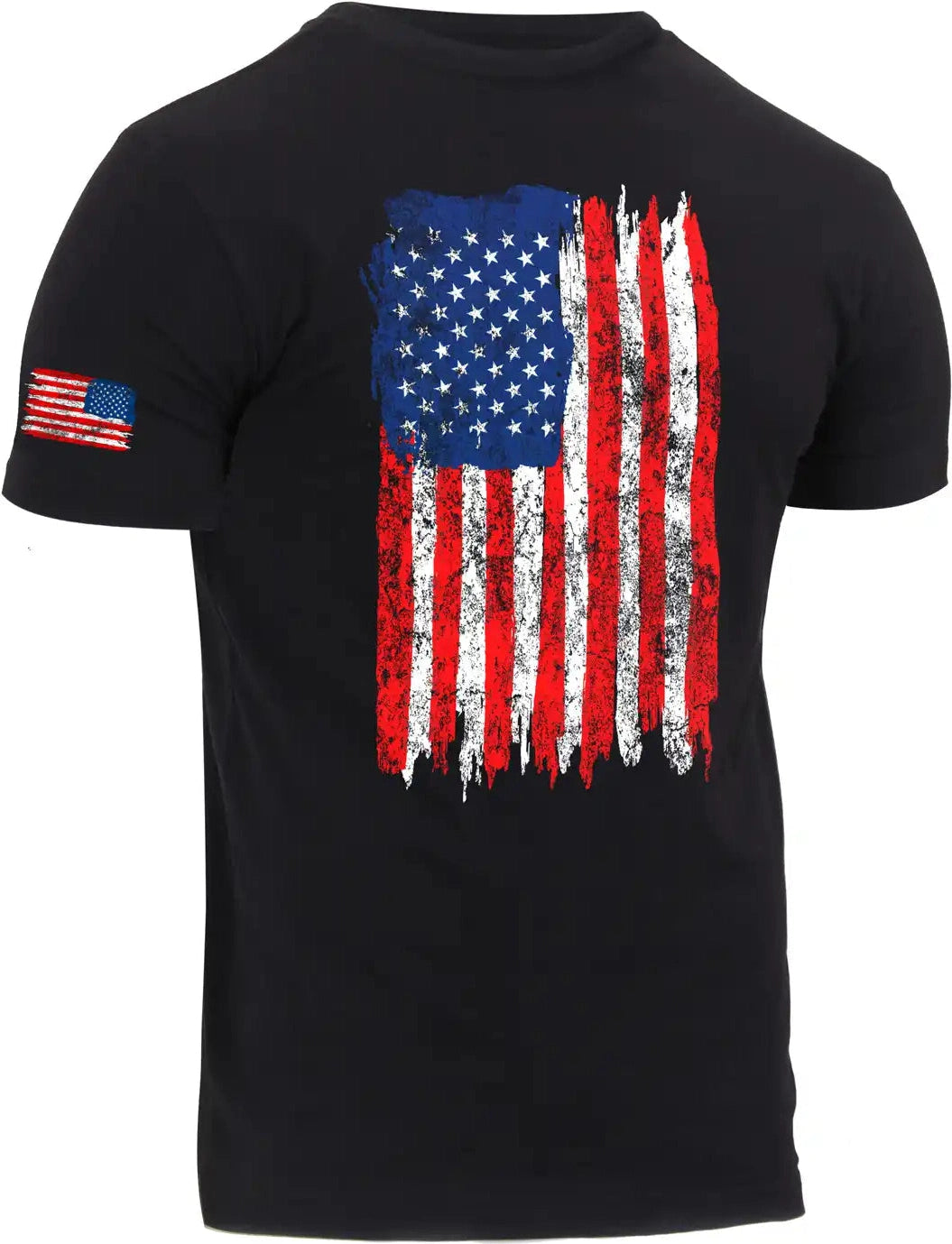 Rothco Distressed us Flag Athletic Fit t Shirt